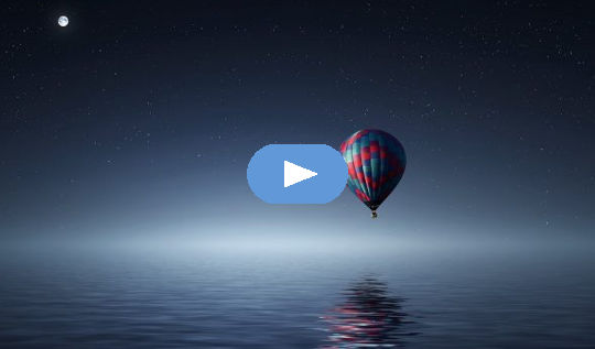 Fear Unceasing or Life Abundant? Blue Moon Cycle in Aquarius full moon over a hot air balloon