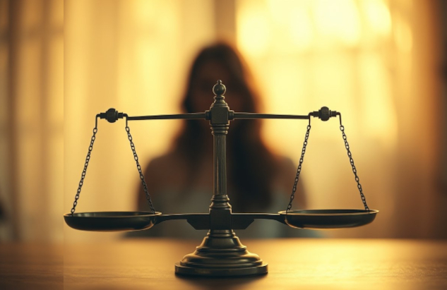 Fairness Isn't Enough: How to Choose the Win-Win Path A blurred figure behind an equally balanced scale.