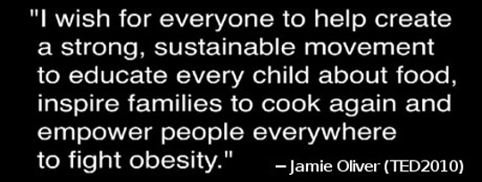 Jamie Oliver Fights Obesity One Child at a Time Jamie Oliver Fights Obesity One Child at a Time